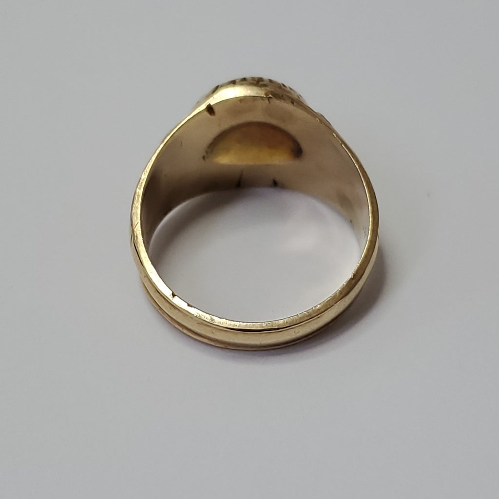 ANILLO DE GRADUACIÓN ORO 14 K 13,00 GRMS (SEMINUEVO)