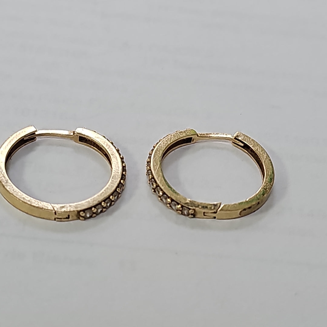 ARRACADAS PAR ORO 14 K 2.5 GRMS (SEMINUEVO)
