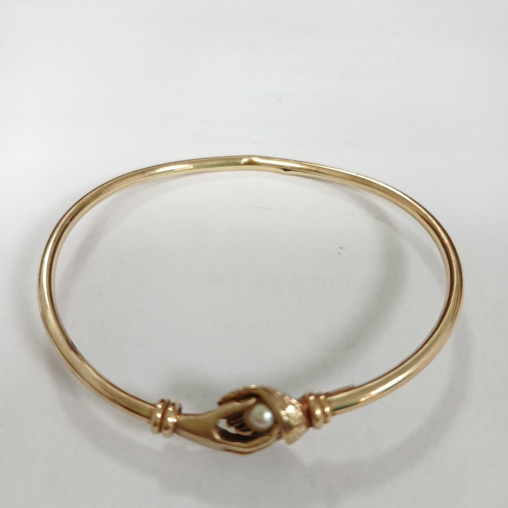 PULSERA RIGIDA ORO 14 K 5.7 GRMS (SEMINUEVO)