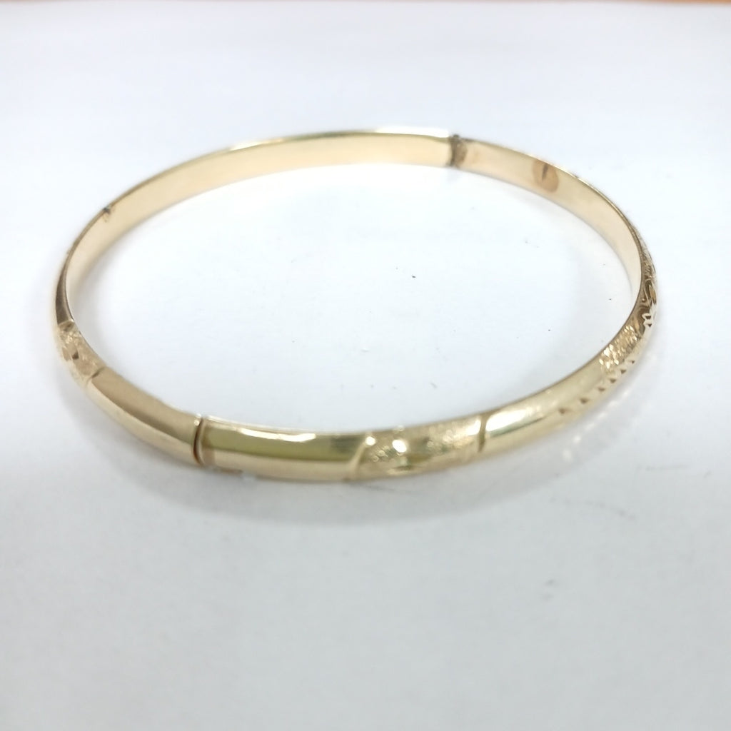 PULSERA RIGIDA ORO 14 K 6,20 GRMS (SEMINUEVO)