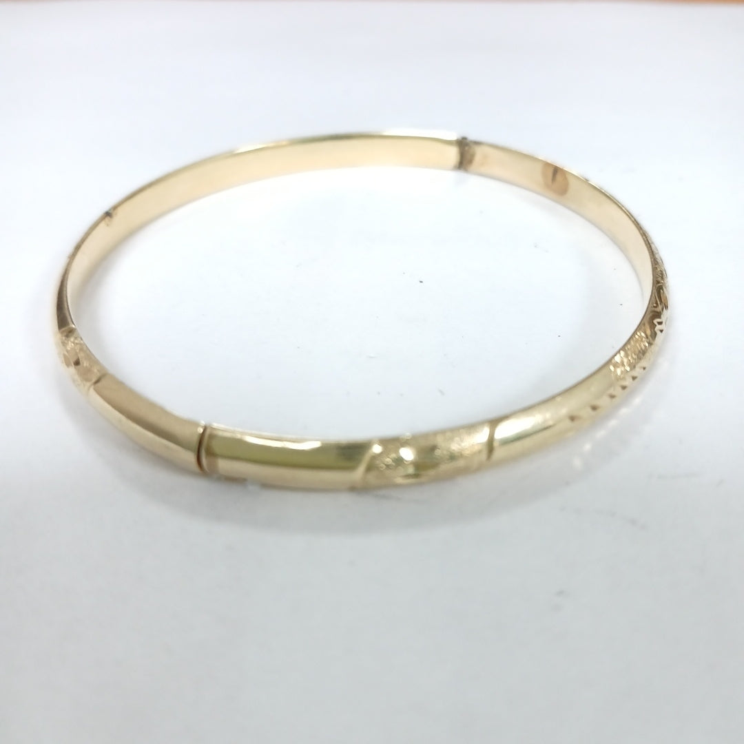 PULSERA RIGIDA ORO 14 K 6,20 GRMS (SEMINUEVO)