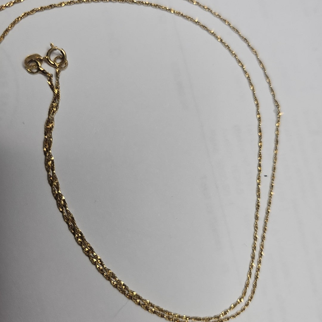CADENA ORO 14 K 1.2 GRMS (SEMINUEVO)