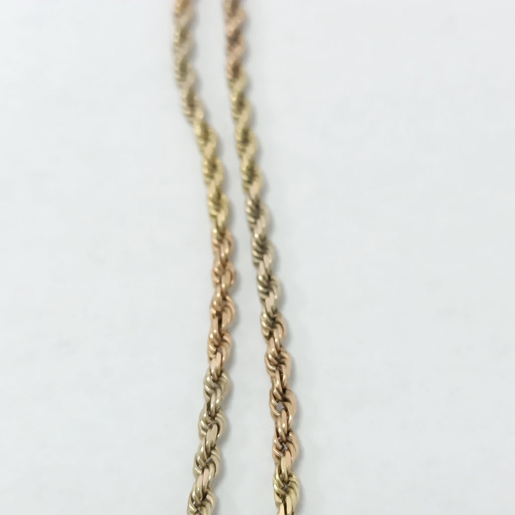 CADENA ORO, ORO COMBINADO 14 K 11.2 GRMS (SEMINUEVO)