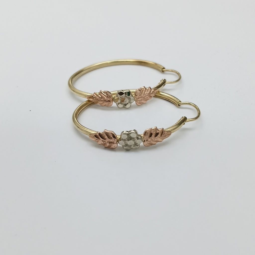 ARRACADAS PAR ORO 14 K 2,20 GRMS (SEMINUEVO)
