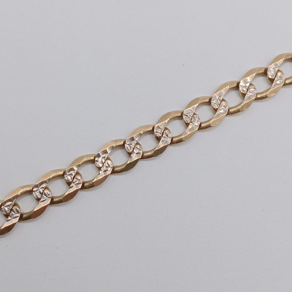 PULSERA ORO, RODIADO 10 K 13.5 GRMS (SEMINUEVO)
