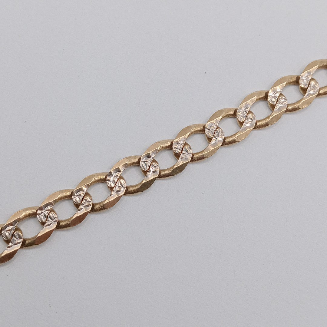PULSERA ORO, RODIADO 10 K 13.5 GRMS (SEMINUEVO)