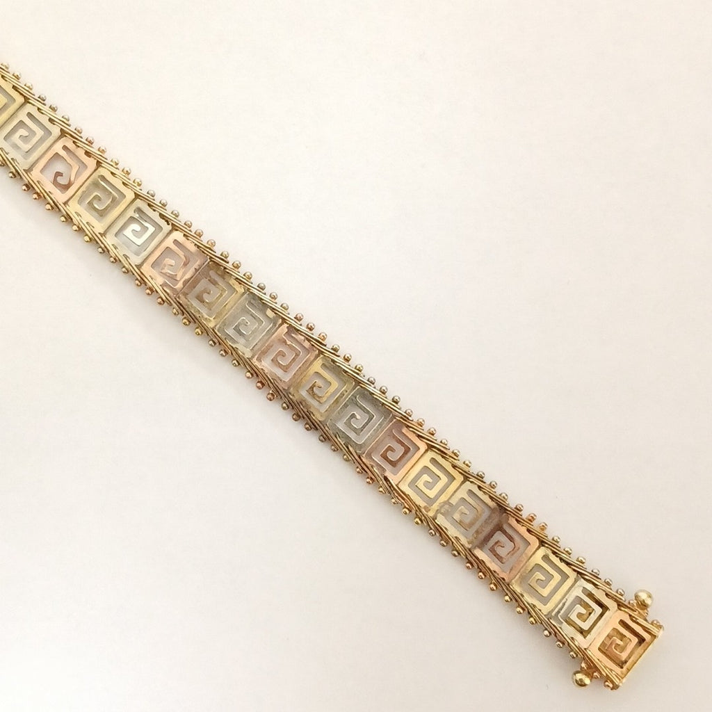 PULSERA ORO,ORO COMBINADO 10 K 9,90 GRMS (SEMINUEVO)