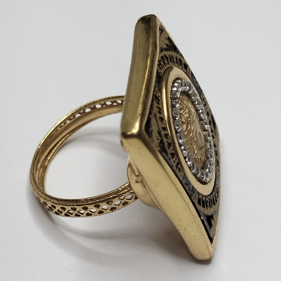 ANILLO ORO 14 K 6.6 GRMS (SEMINUEVO)