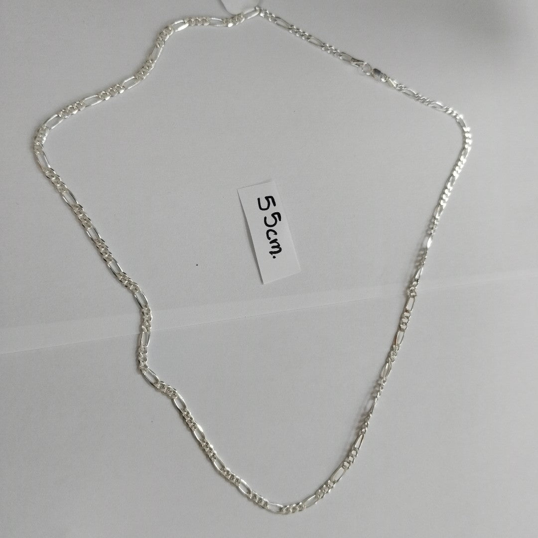 CADENA TEJIDO 3X1 PLATA .925 55 CM 7.7 GR (NUEVO)