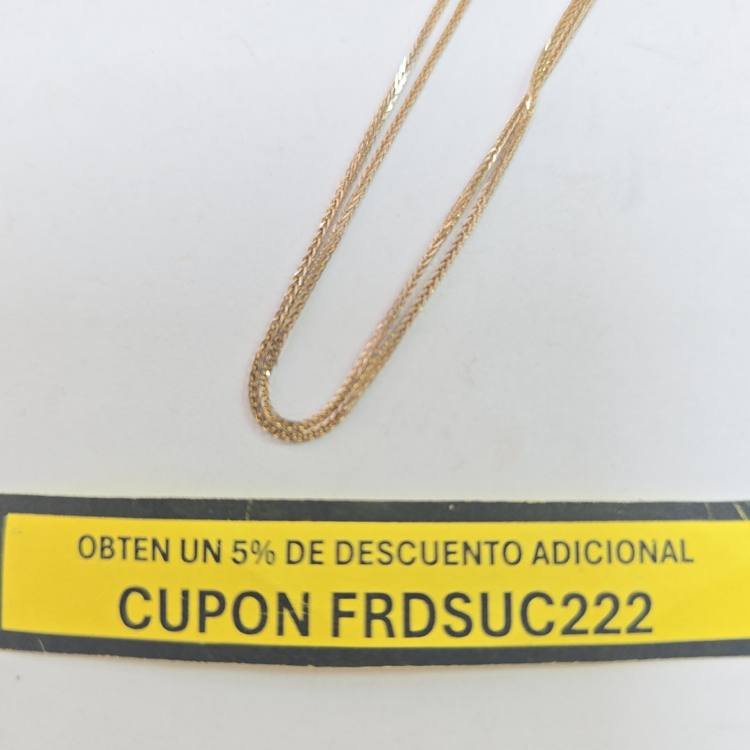 CADENA ORO 10 K 1.3 GRMS (SEMINUEVO)