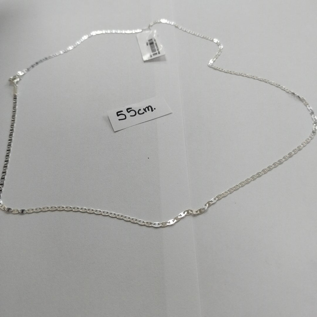 CADENA TEJIDO ESPEJO PLATA .925 55 CM 3.8 GR (NUEVO)
