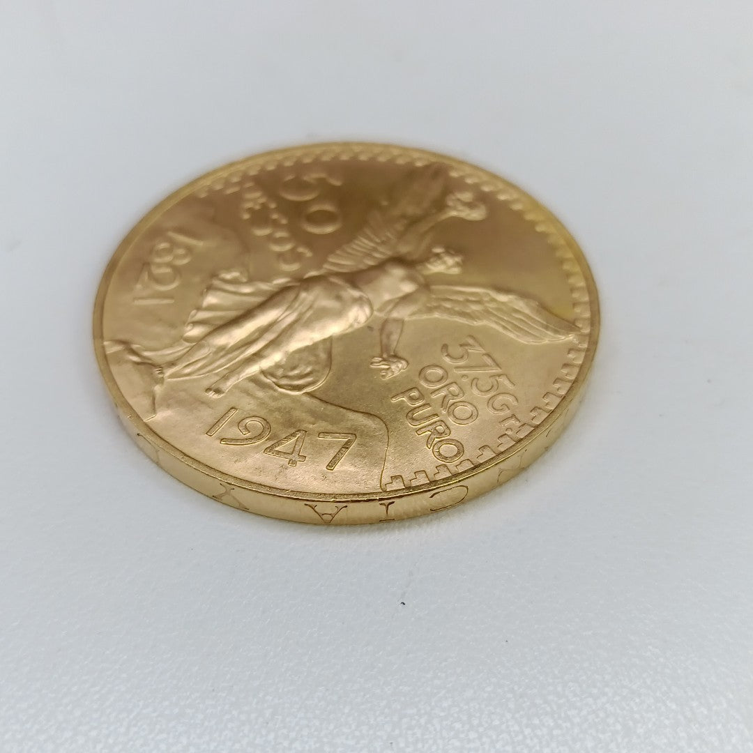 K1 41.6 GRMS 21 K IDENTIFICACIÓN MONEDA NOMINATIVA MONEDAS PESOS 50 PESOS (SEMINUEVO)
