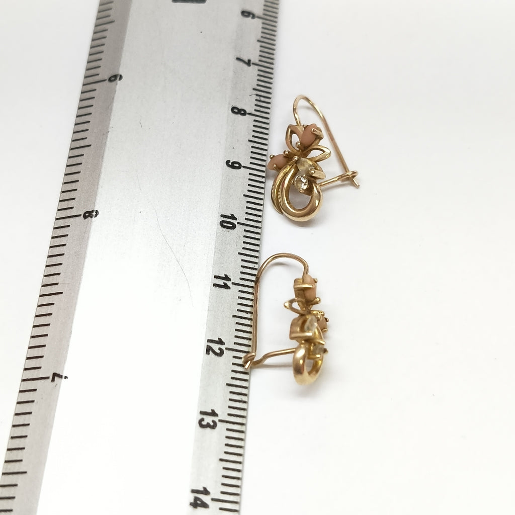 ARETES PAR ORO 10 K 2.5 GRMS (SEMINUEVO)