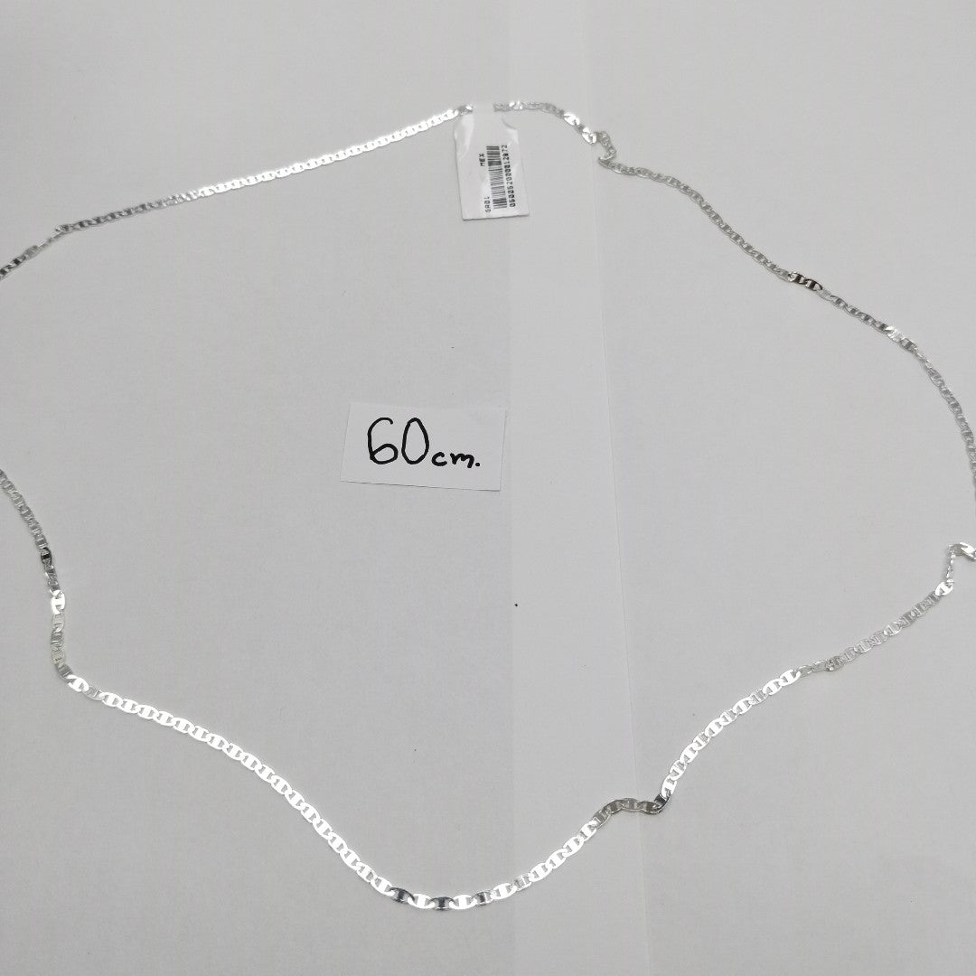 CADENA TEJIDO ESPEJO PLATA .925 60 CM 4.2 GR (NUEVO)