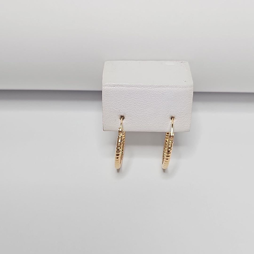 ARRACADAS ORO 10K 1.5 (NUEVO)