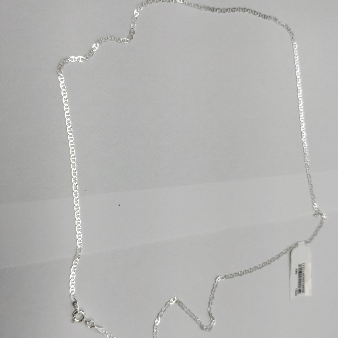 CADENA TEJIDO GUCHI PLATA .925 60 CM 3.8 GR (NUEVO)