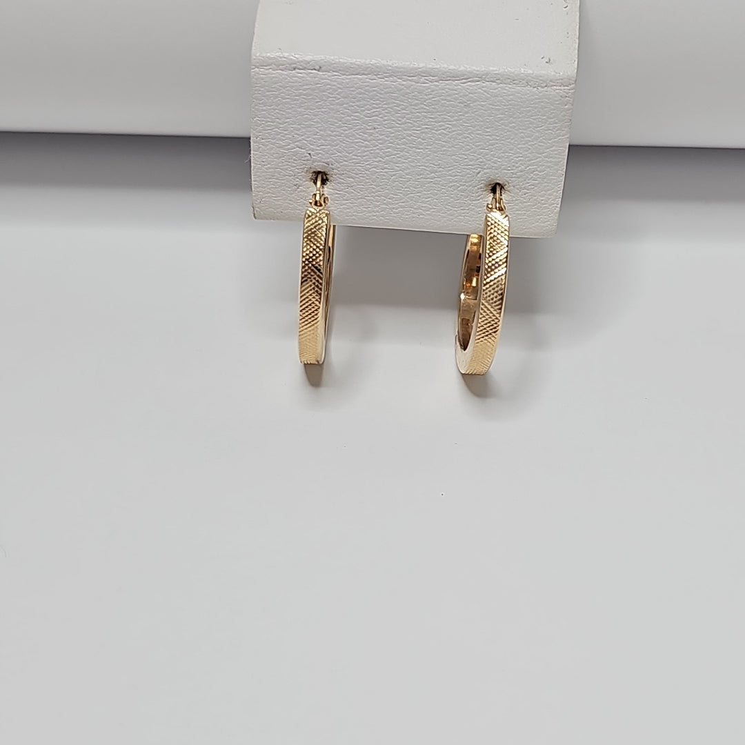 ARRACADAS ORO 10K 2.4 (NUEVO)