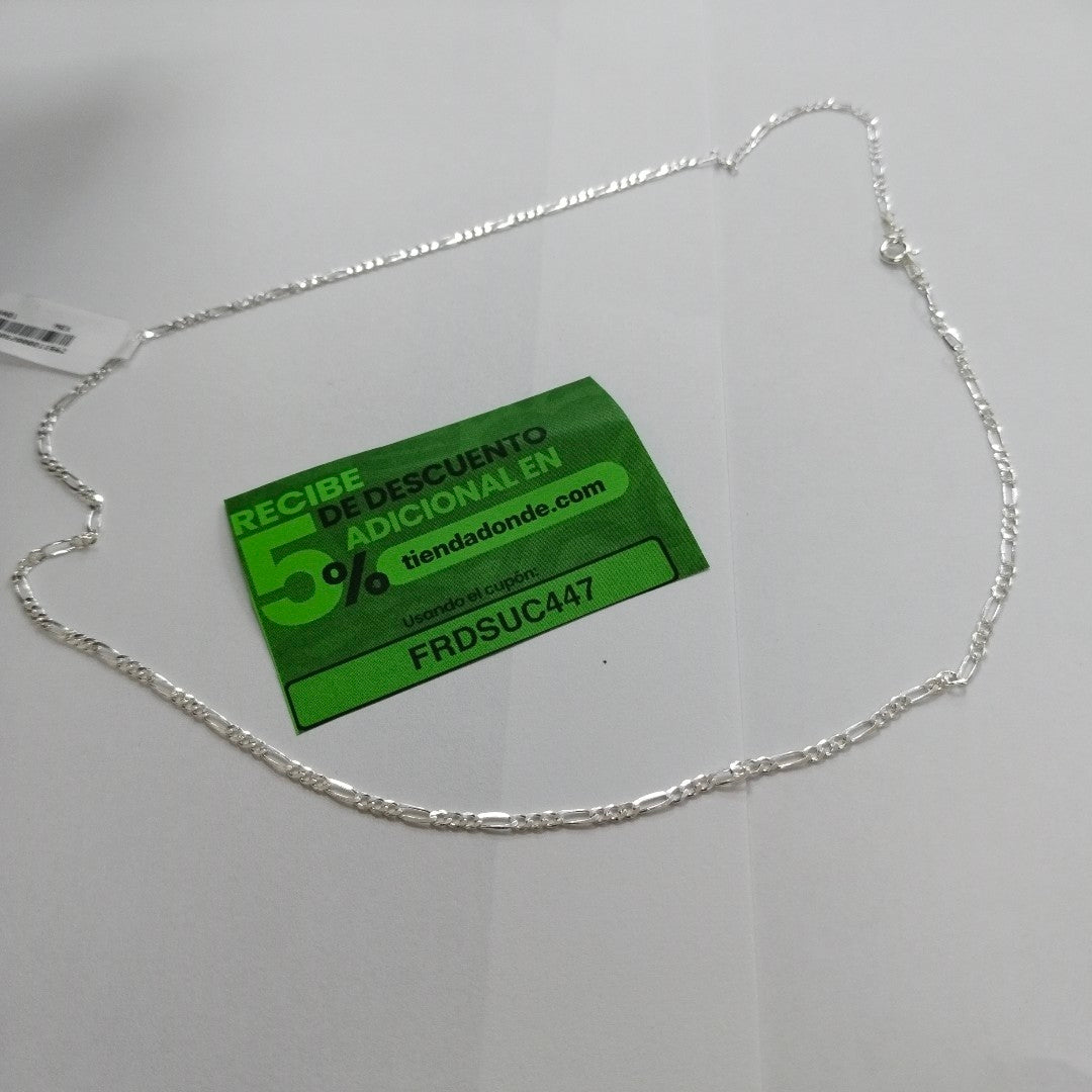 CADENA TEJIDO 3X1 PLATA .925 55 CM 4.2 GR (NUEVO)