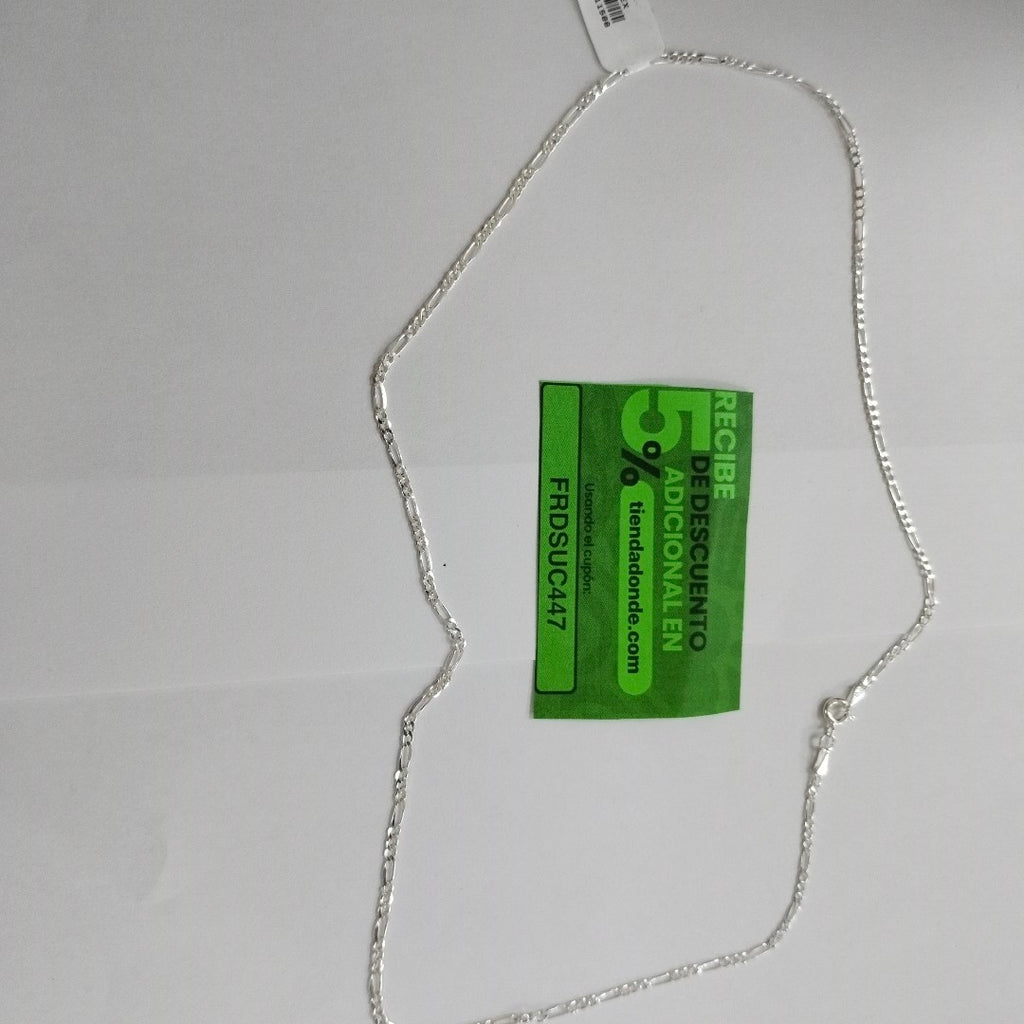 CADENA TEJIDO 3X1 PLATA .925 55 CM 4.3 GR (NUEVO)