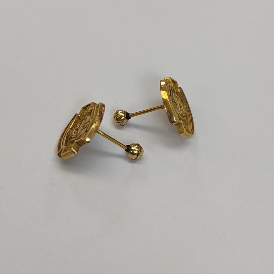 BROQUELES PAR ORO 18 K 3.2 GRMS (SEMINUEVO)