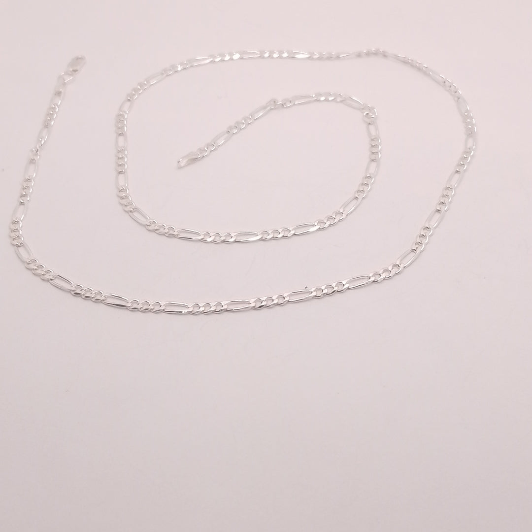 CADENA TEJIDO 3X1 PLATA .925 55 CM 7.8 GR (NUEVO)