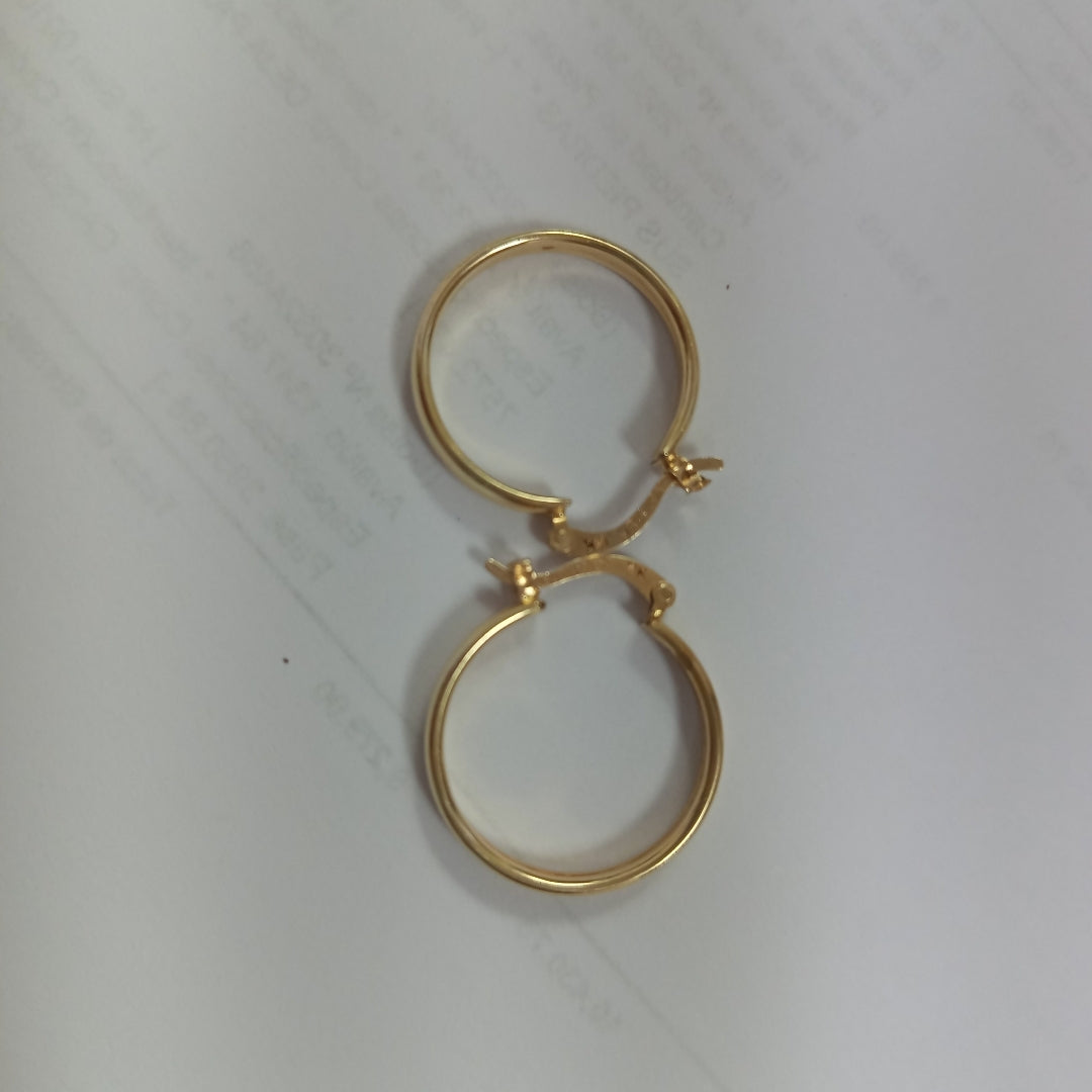 ARRACADAS PAR ORO 14 K 2.3 GRMS (SEMINUEVO)