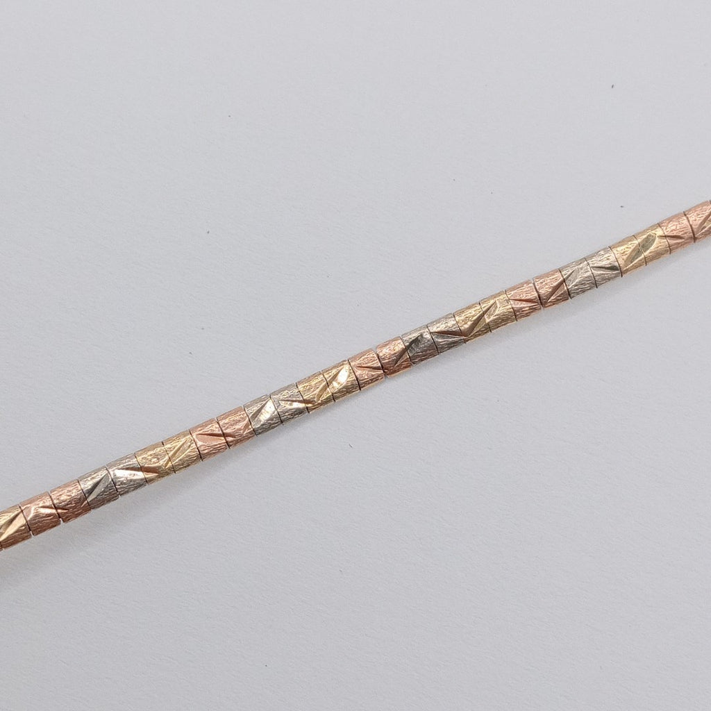 PULSERA ORO COMBINADO 10 K 5 GRMS (SEMINUEVO)