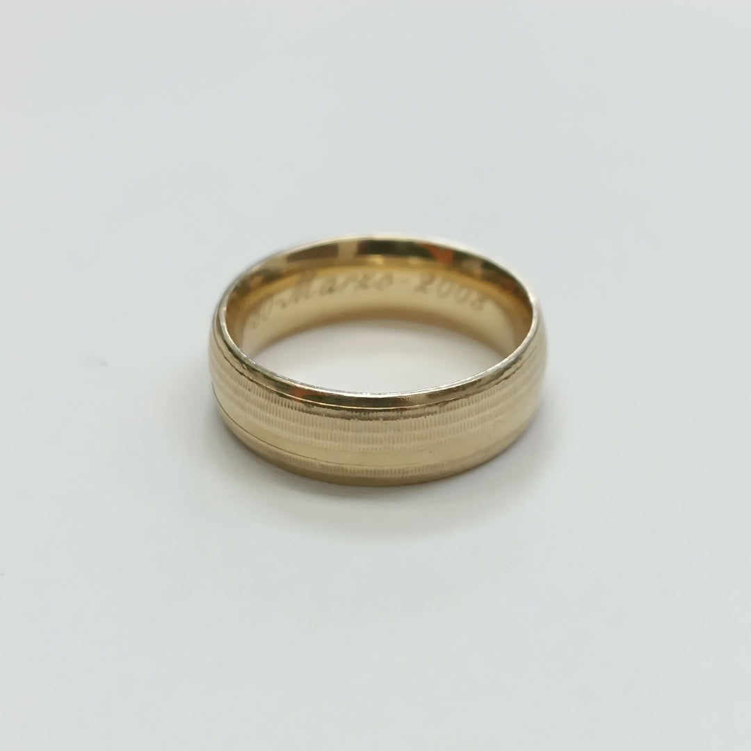 ARGOLLA ORO 14 K 3.3 GRMS (SEMINUEVO)