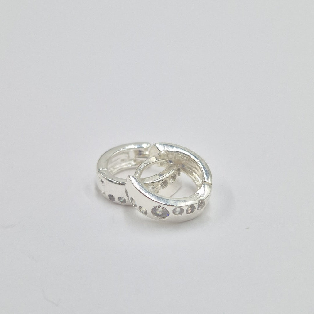 ARRACADAS C/CIRCONIAS PLATA .925 2.5 GR (NUEVO)