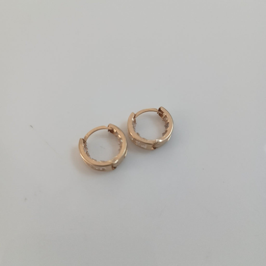 ARRACADAS PAR ORO 10 K 1.7 GRMS (SEMINUEVO)
