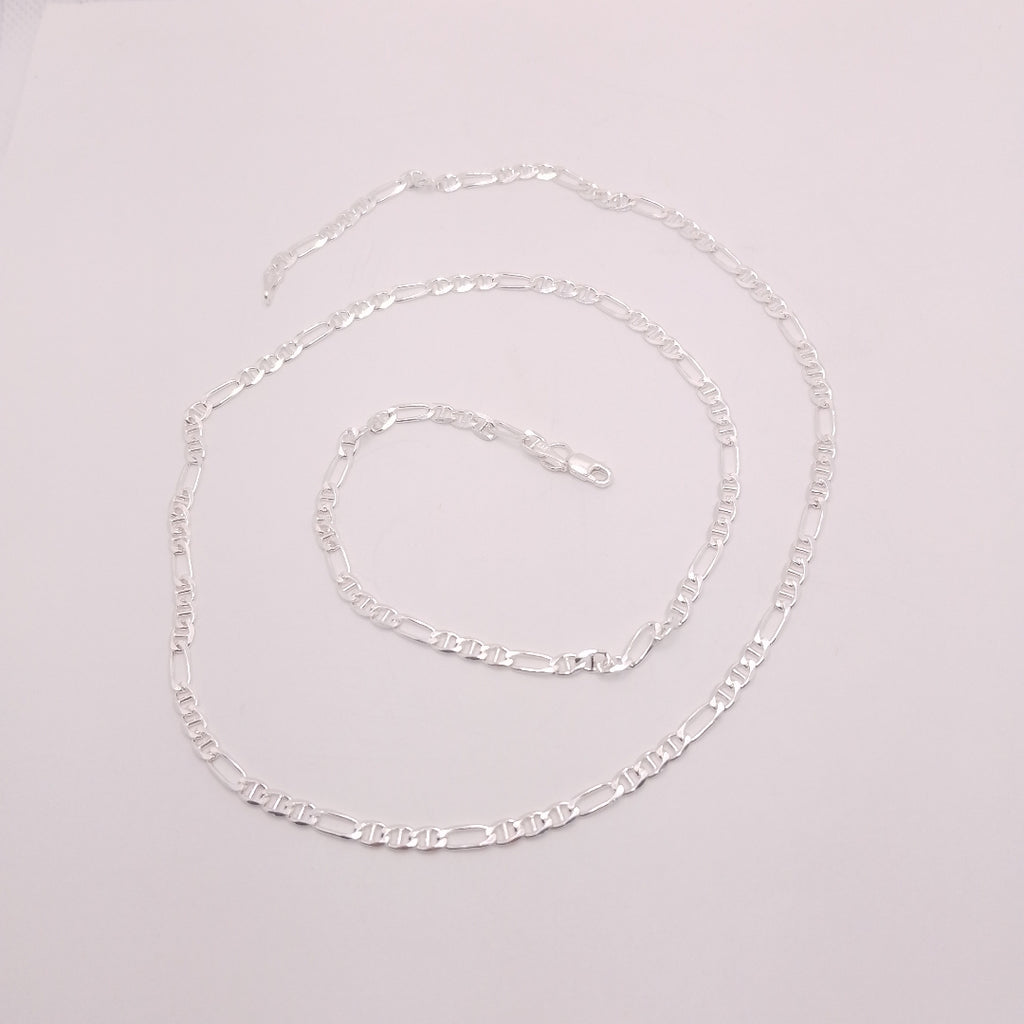 CADENA TEJIDO 3X1 PLATA .925 60 CM 8.4 GR (NUEVO)