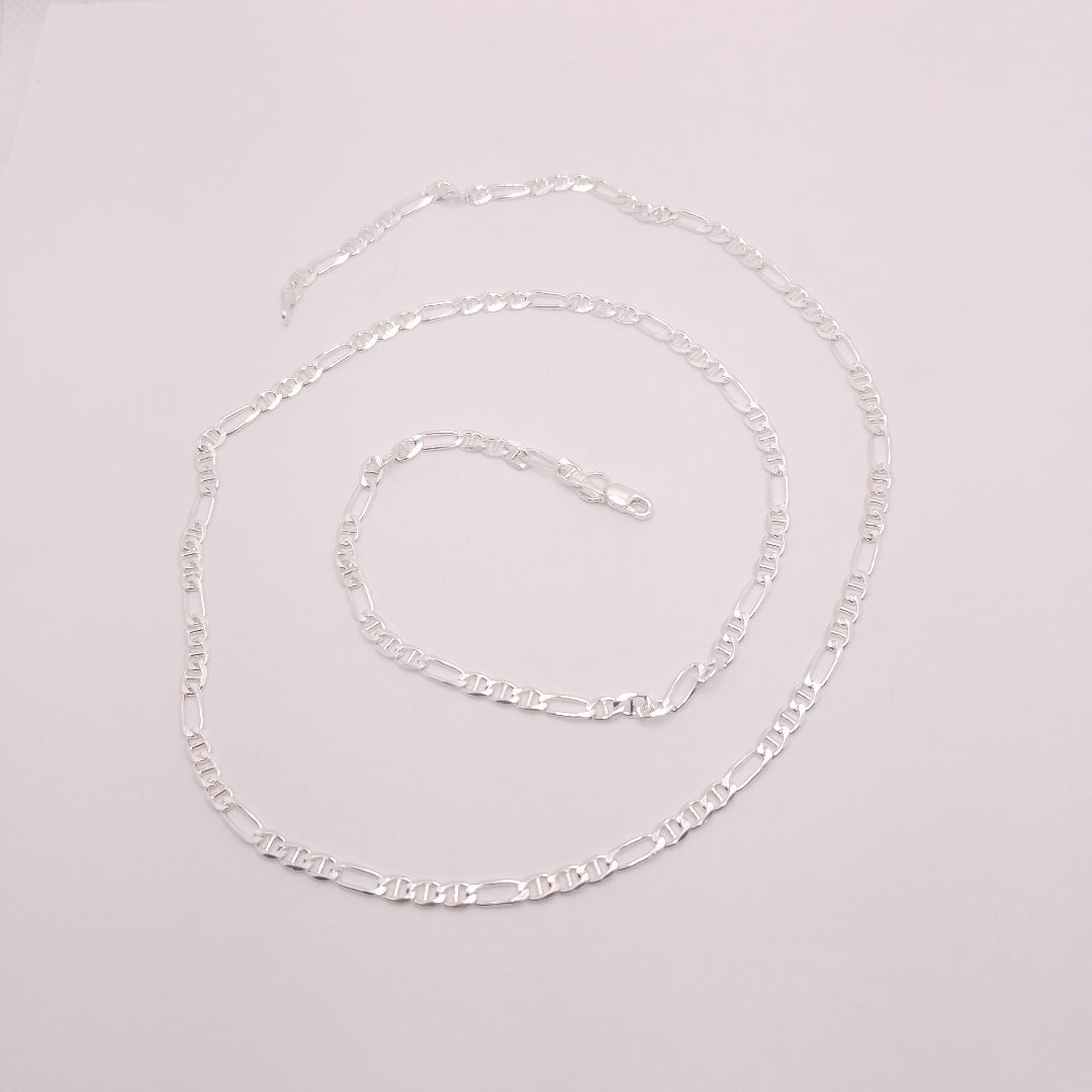 CADENA TEJIDO 3X1 PLATA .925 60 CM 8.4 GR (NUEVO)