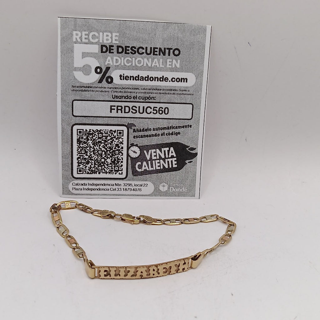 ESCLAVA ORO 8 K 5.6 GRMS (SEMINUEVO)