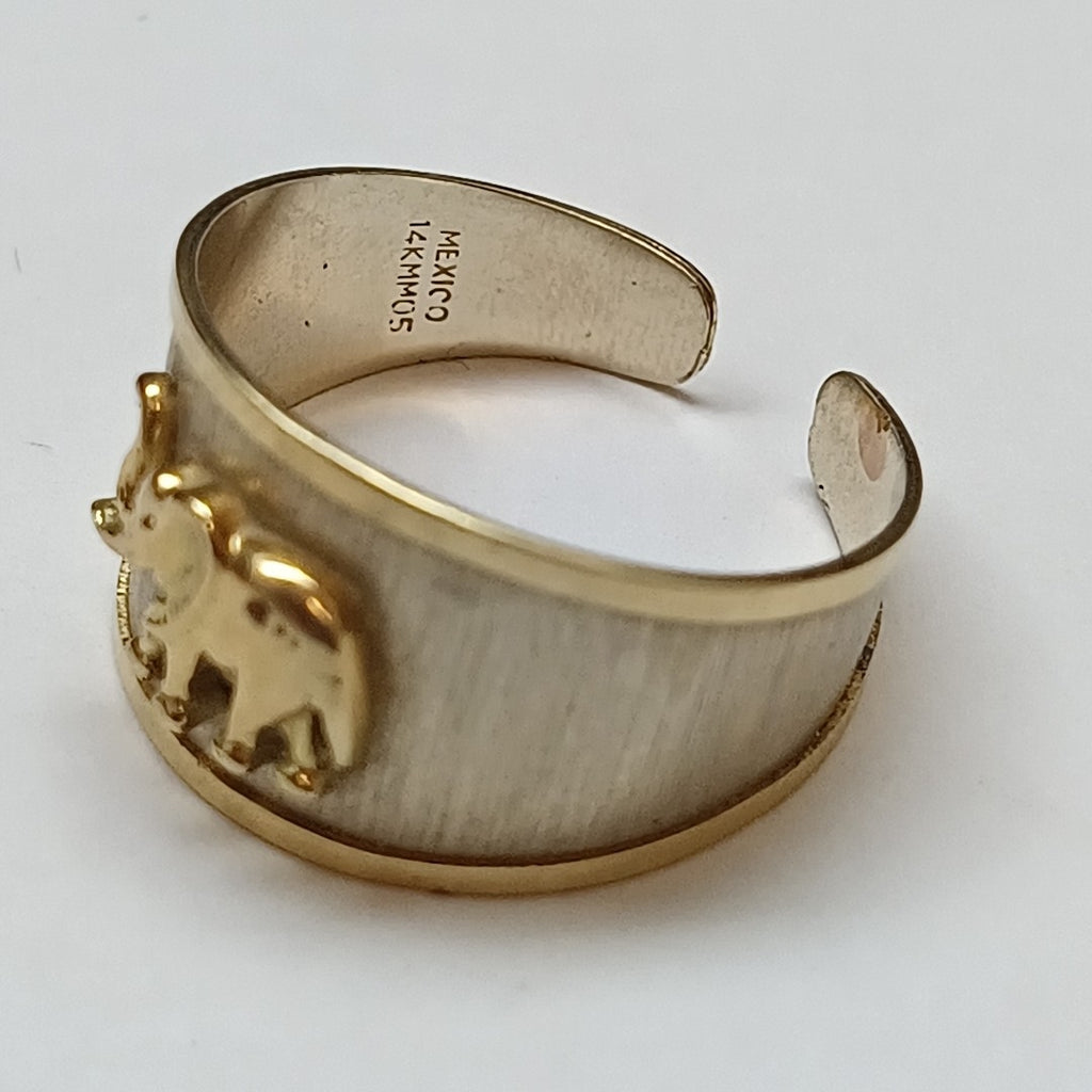 ARGOLLA DE LA SUERTE ORO 14 K 2,00 GRMS (SEMINUEVO)