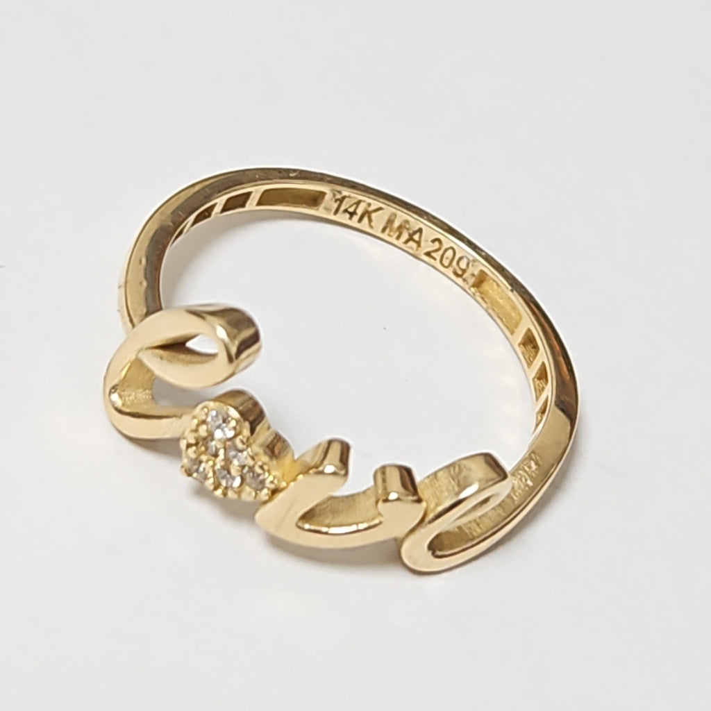 ANILLO ORO 14 K 2,40 GRMS (SEMINUEVO)