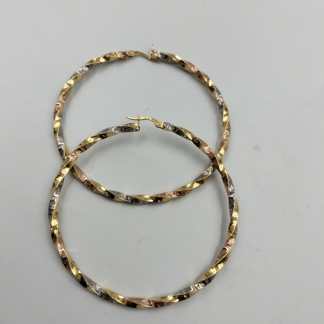 ARRACADAS PAR ORO 14 K 5,10 GRMS (SEMINUEVO)