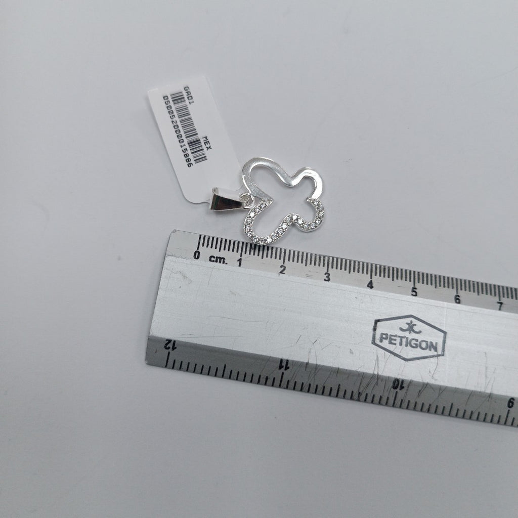 DIJE MARIPOSA C/CIRCONIAS PLATA .925 2.3 GR (NUEVO)