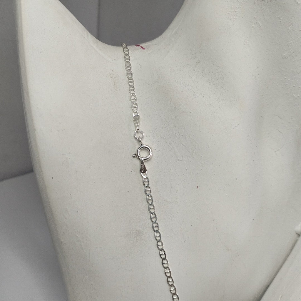 CADENA TEJIDO GUCHI PLATA .925 60 CM 3.7 GR (NUEVO)