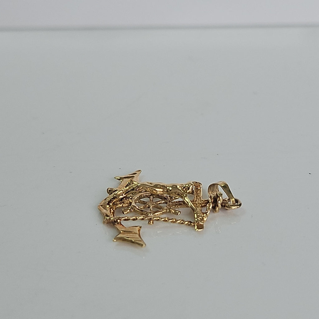 CRUZ DE CARAVACA ORO 14 K 2.6 GRMS (SEMINUEVO)