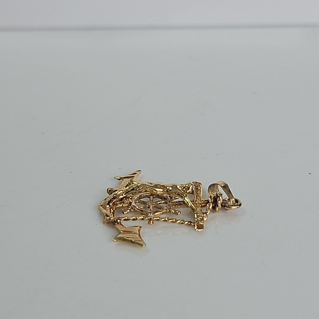CRUZ DE CARAVACA ORO 14 K 2.6 GRMS (SEMINUEVO)