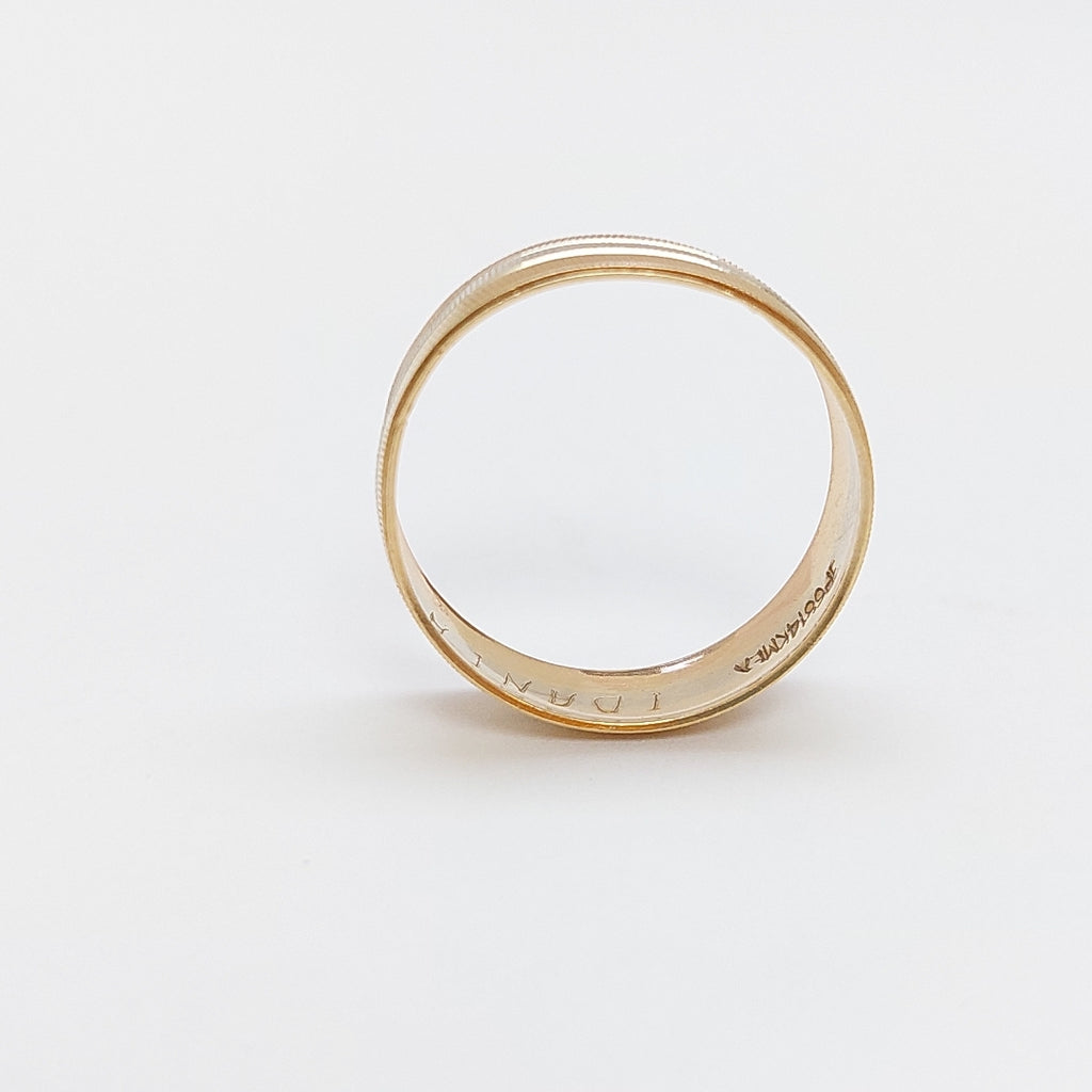 ARGOLLA ORO COMBINADO 14 K 2.8 GRMS (SEMINUEVO)