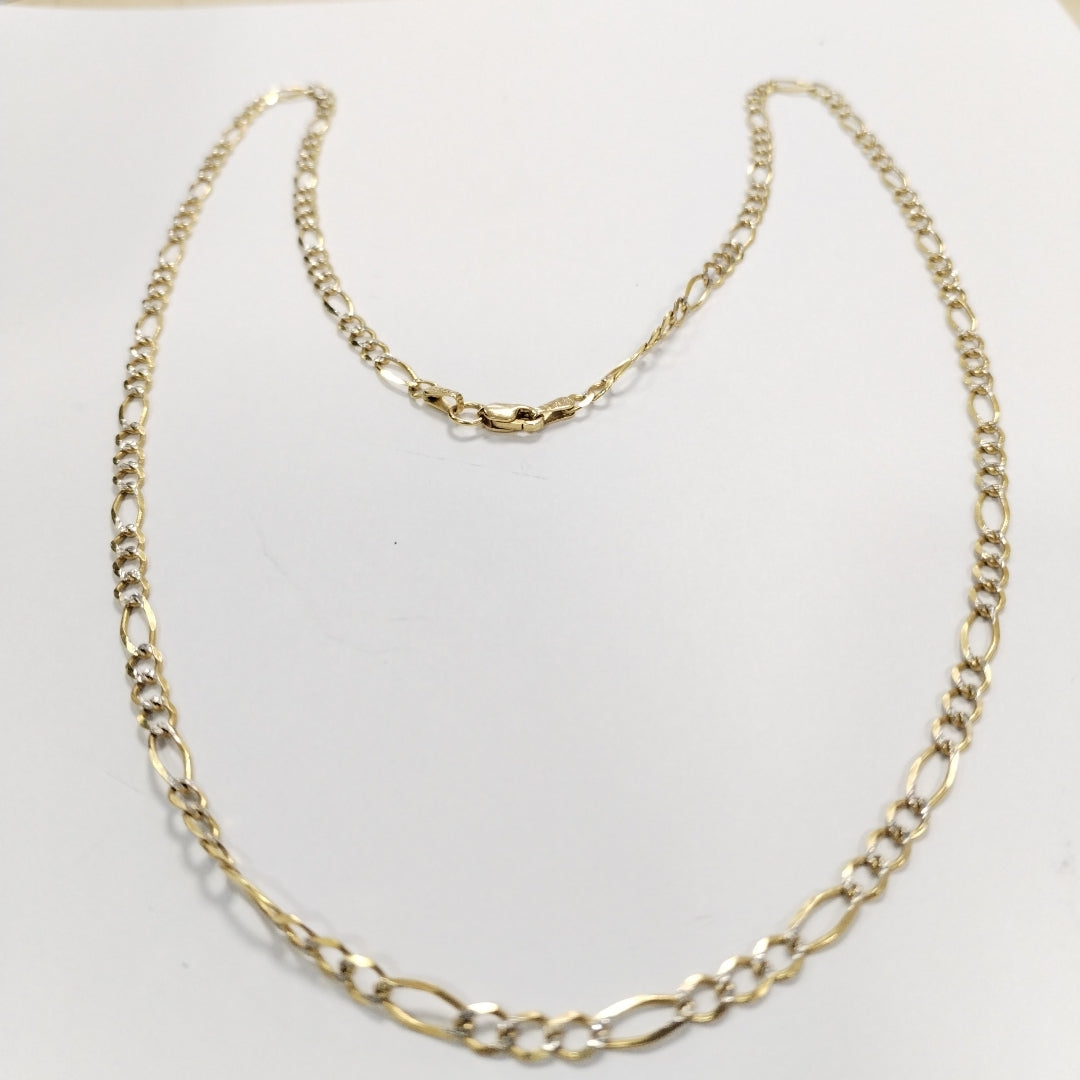 CADENA ORO, RODIADO 10 K 7.5 GRMS (SEMINUEVO)
