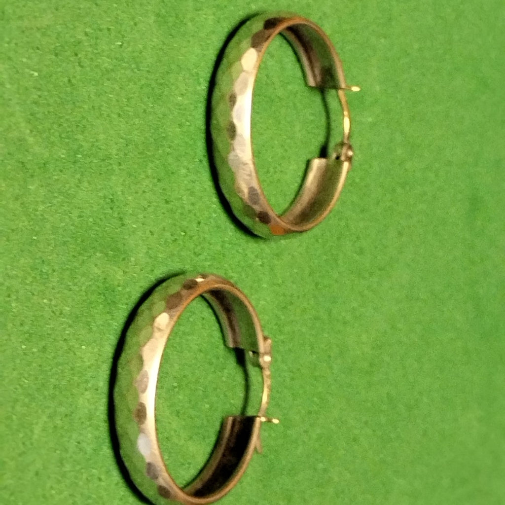 ARRACADAS PAR ORO BLANCO 10 K 2,80 GRMS (SEMINUEVO)