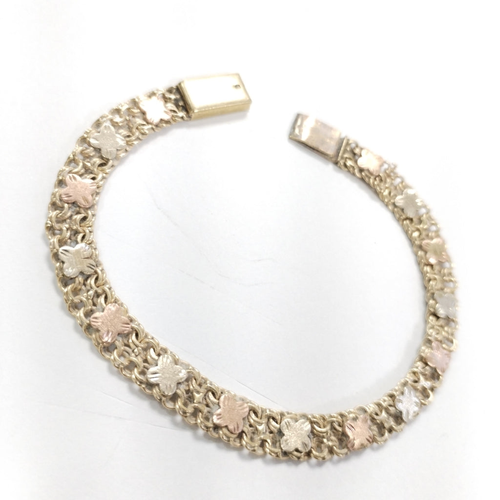 PULSERA ORO, ORO COMBINADO 10 K 10.4 GRMS (SEMINUEVO)