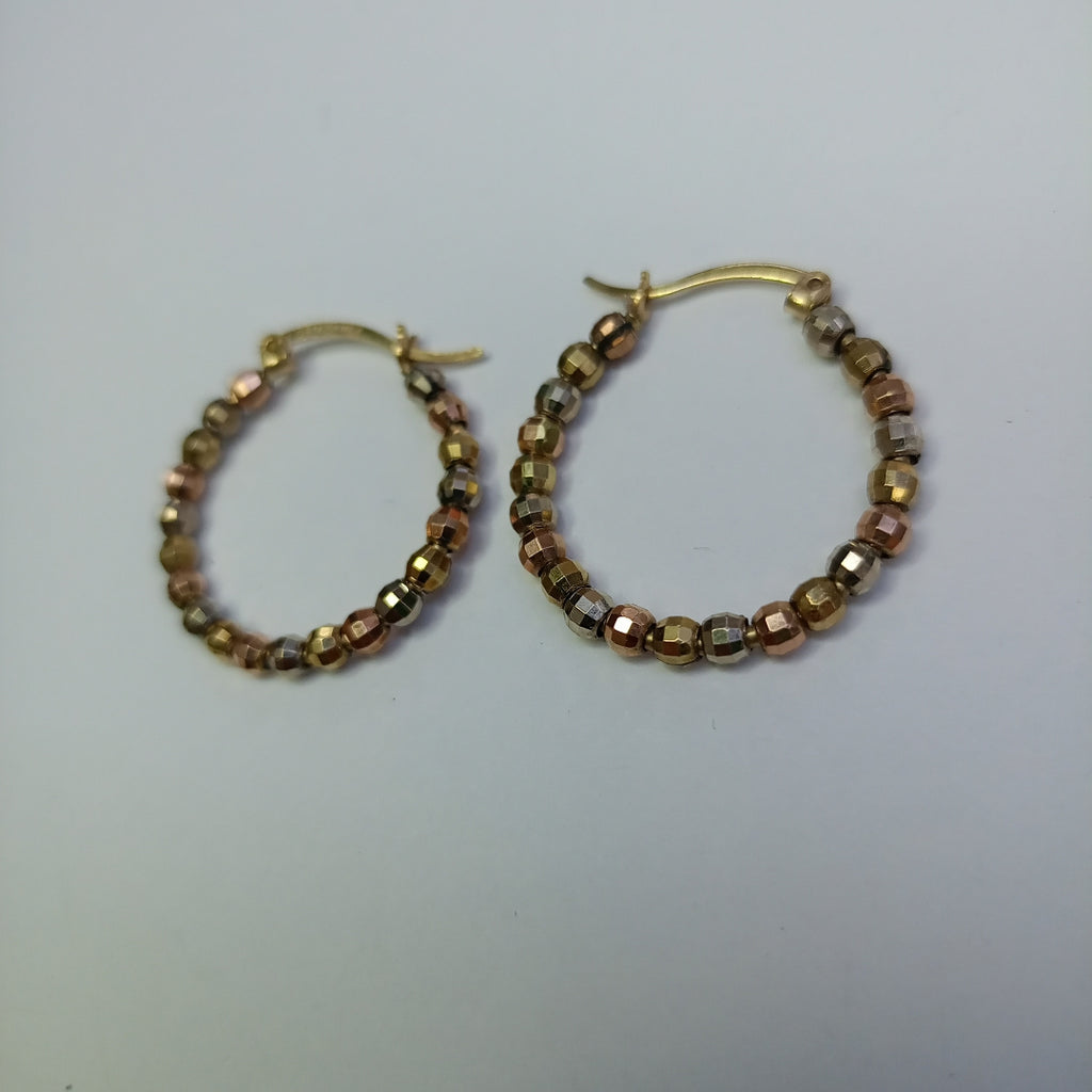 ARRACADAS PAR ORO 10 K 3.4 GRMS (SEMINUEVO)