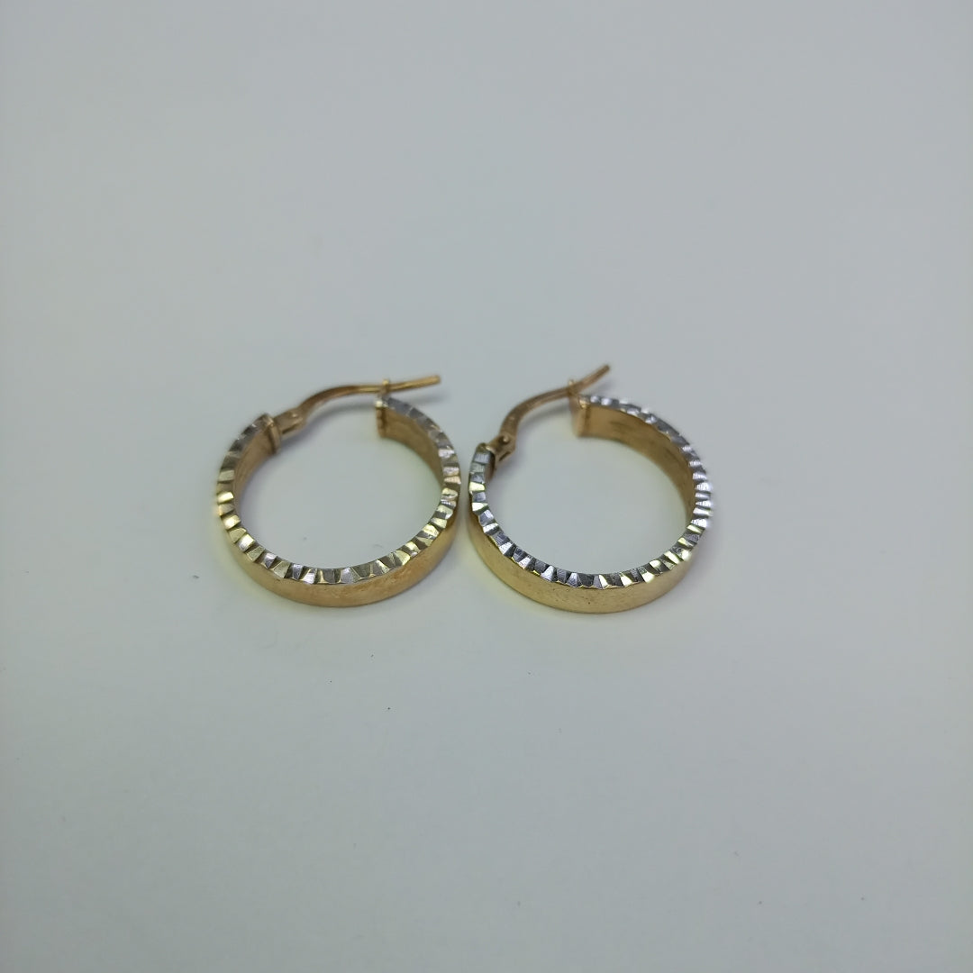 ARRACADAS PAR ORO 10 K 1.8 GRMS (SEMINUEVO)
