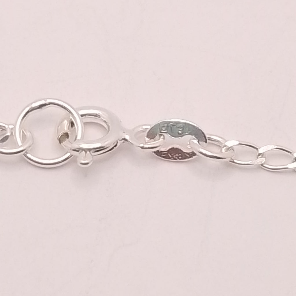 PULSERA TEJIDO TEJIDO ESPECIAL PLATA .925 18 CM 3.1 GR (NUEVO)