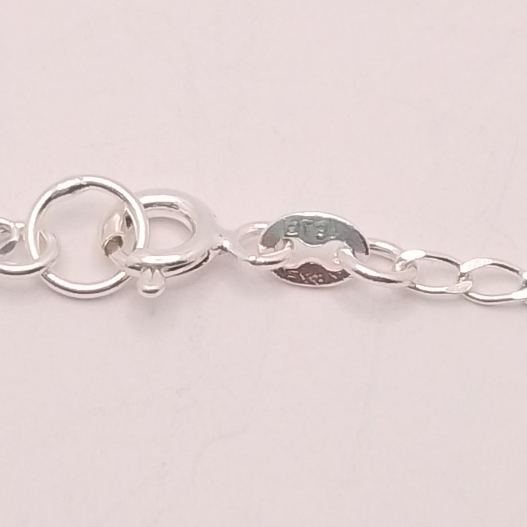 PULSERA TEJIDO TEJIDO ESPECIAL PLATA .925 18 CM 3.1 GR (NUEVO)