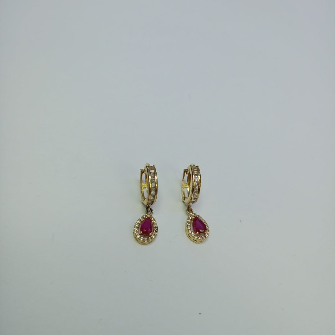 ARETES PAR ORO 10 K 1.5 GRMS (SEMINUEVO)