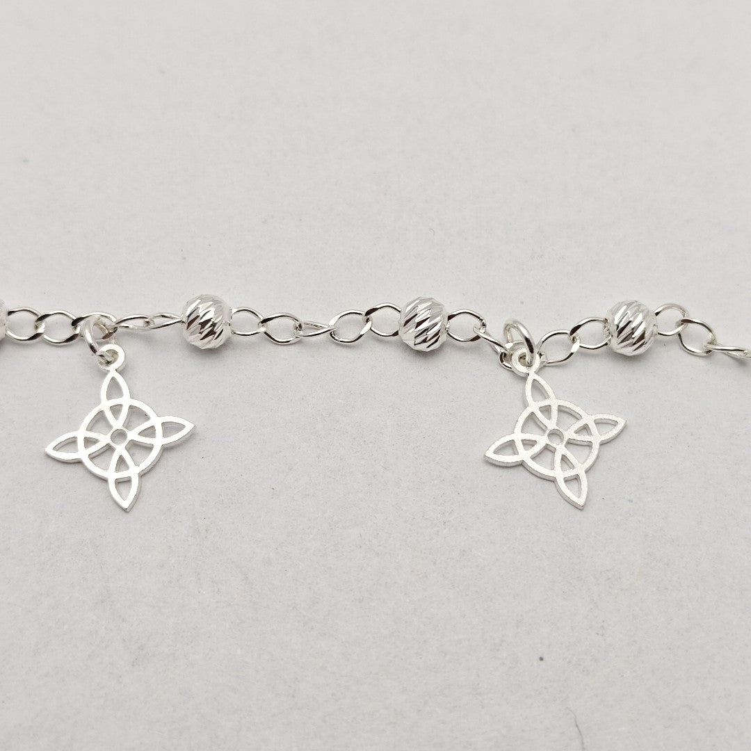 PULSERA TEJIDO ESPECIAL PLATA .925 18 CM 3.1 GR (NUEVO)